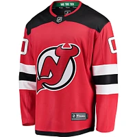 Hommes fanatiques de marque rouge Devils Breakaway du New Jersey - Maillot personnalisé