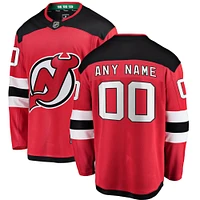 Men's Fanatics Red New Jersey Devils Breakaway - Custom