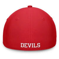 Men's Fanatics Red New Jersey Devils Core Elevated Speed Flex Hat