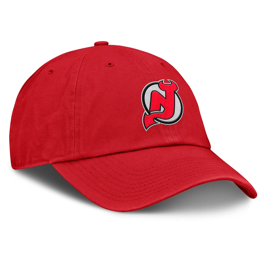 Casquette ajustable pour hommes Fanatics Red New Jersey Devils Decades Collection