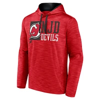 Men's Fanatics Red New Jersey Devils Never Quit Pullover Hoodie