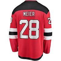 Fanatics pour hommes Timo Meier rouge New Jersey Devils Home Breakaway Maillot