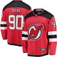 Fanatics pour hommes Tomas Tatar rouge New Jersey Devils Home Breakaway Player Maillot