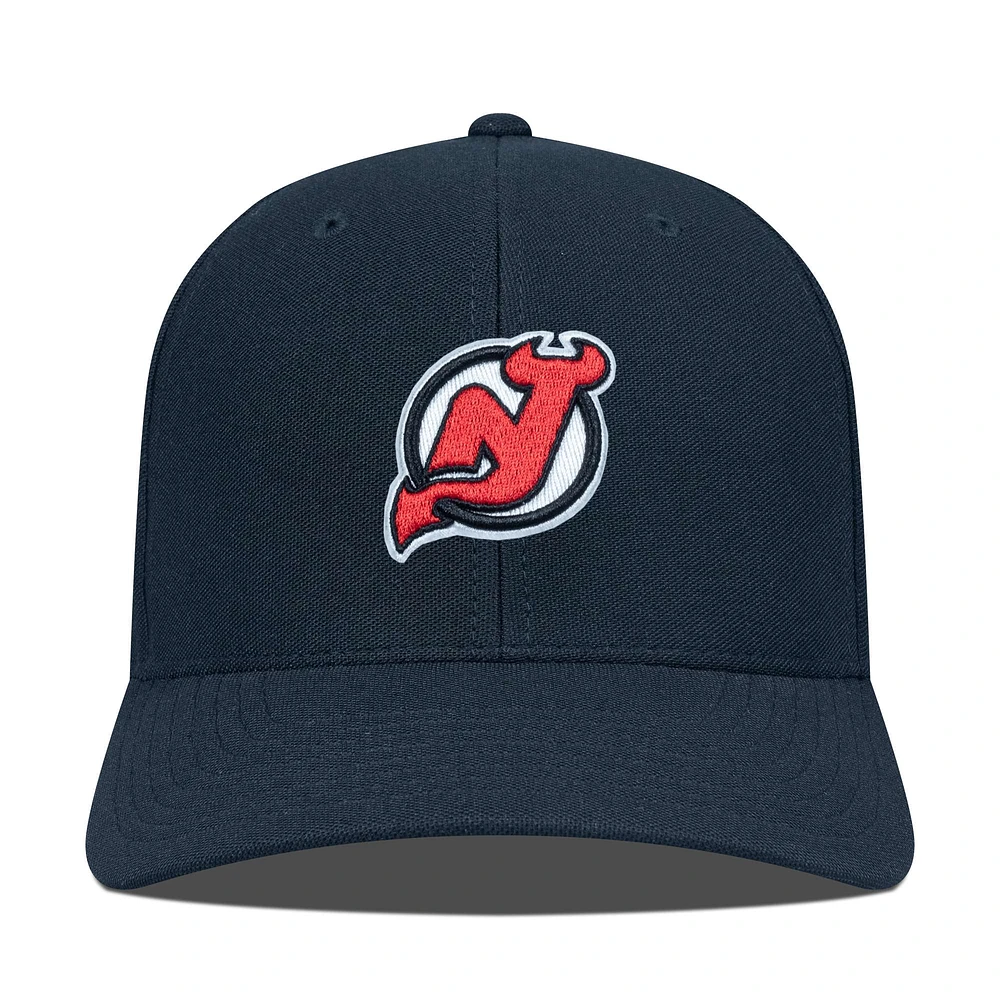 Casquette ajustable noire New Jersey Devils Fusion pour homme Levelwear