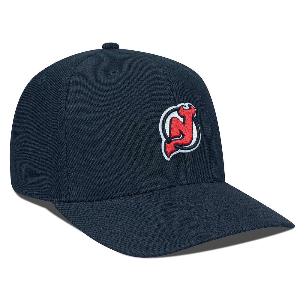 Casquette ajustable noire New Jersey Devils Fusion pour homme Levelwear