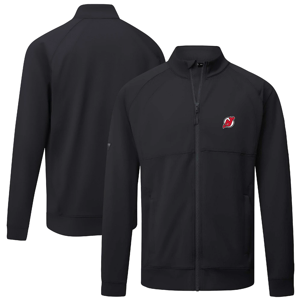 Men's Levelwear  Black New Jersey Devils Insignia Core Full-Zip Jacket