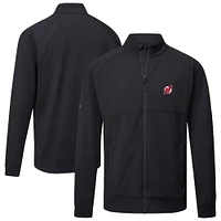 Men's Levelwear  Black New Jersey Devils Insignia Core Full-Zip Jacket