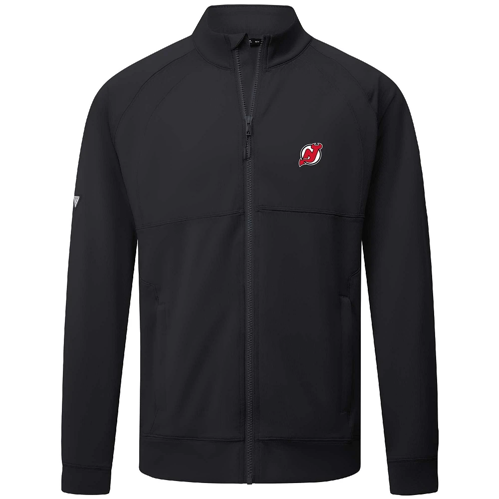 Men's Levelwear  Black New Jersey Devils Insignia Core Full-Zip Jacket