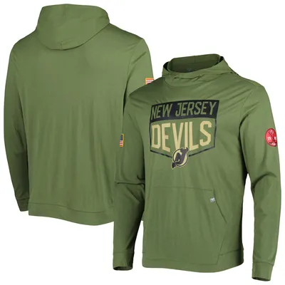 New Jersey Devils Levelwear Delta Shift Pullover Hoodie - Green