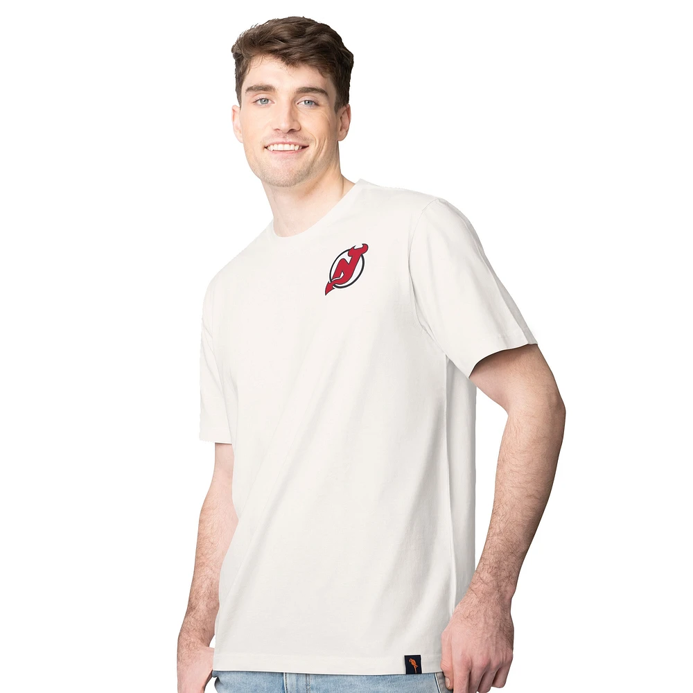 T-shirt crème Margaritaville pour homme, New Jersey Devils, Time Flies