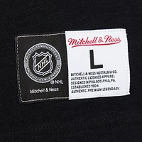 Men's Mitchell & Ness  Black/Red New Jersey Devils Legendary Slub Raglan Long Sleeve T-Shirt