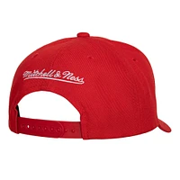 Men's Mitchell & Ness Red New Jersey Devils Team Ground Pro Adjustable Hat