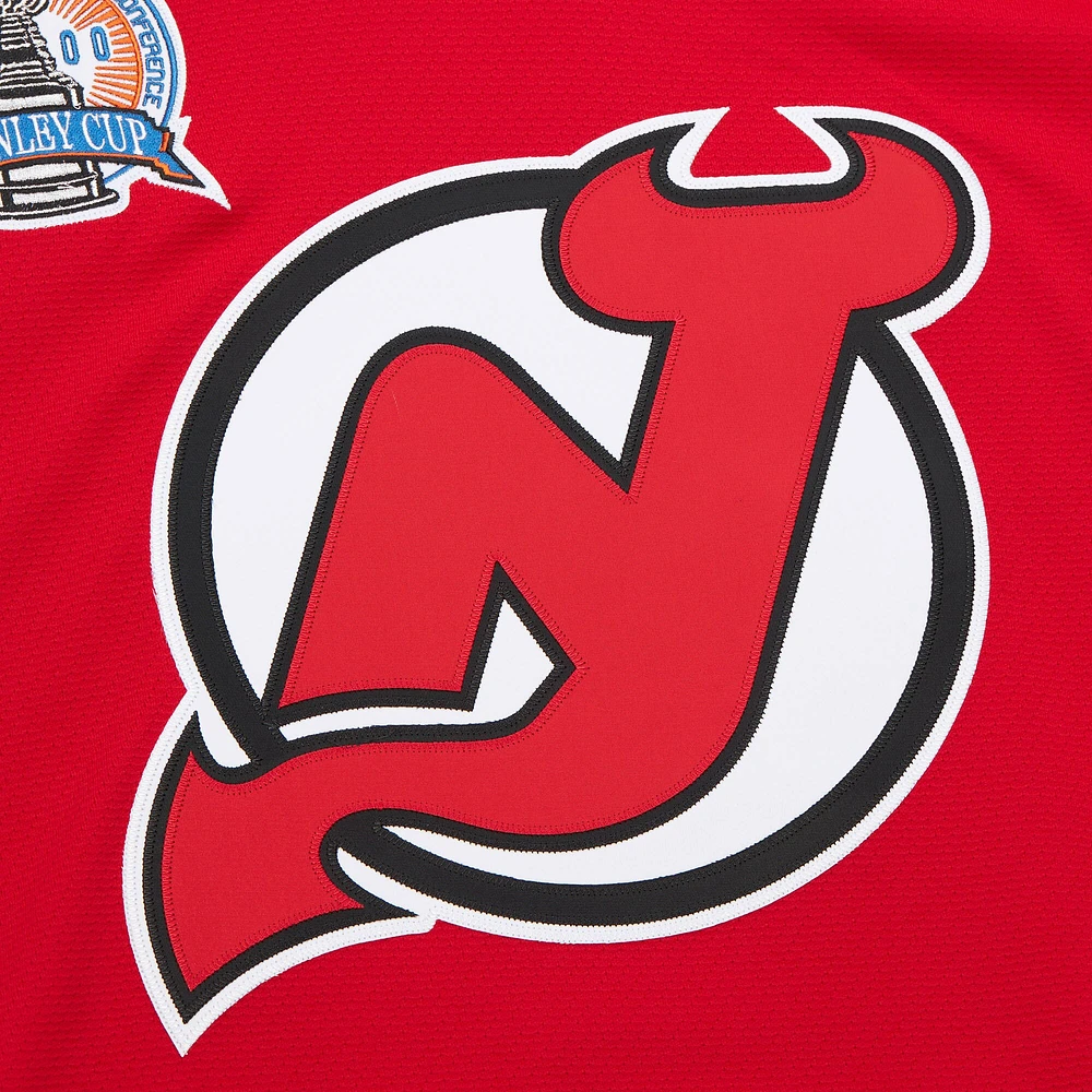 Maillot Mitchell & Ness Scott Niedermayer pour homme, rouge, New Jersey Devils, Big Tall 1999/00 Blue Line 2.0