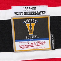 Maillot Mitchell & Ness Scott Niedermayer pour homme, rouge, New Jersey Devils, Big Tall 1999/00 Blue Line 2.0