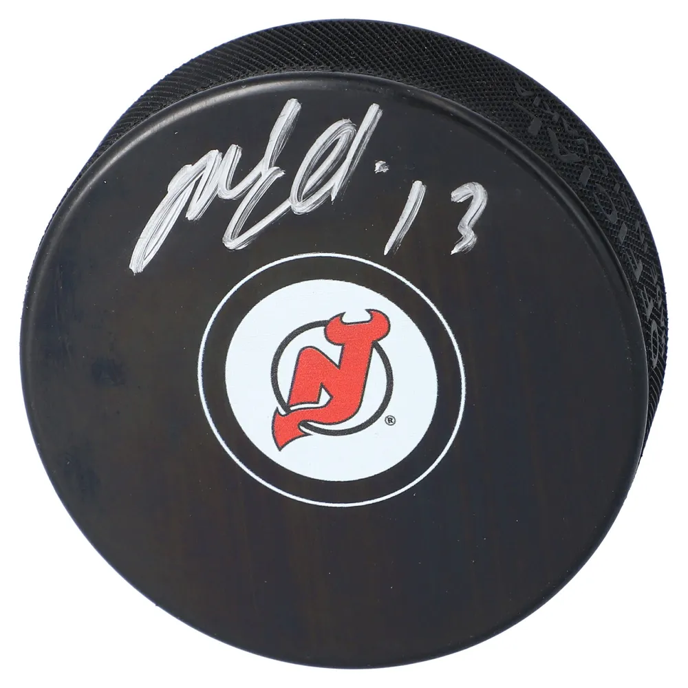 Unsigned New Jersey Devils N.J. Devil Fanatics Authentic Fanatics Exclusive  Mascot Hockey Puck - Limited Edition of 1000