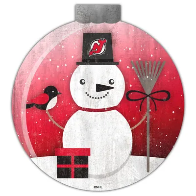 New Jersey Devils 12'' Snow Globe Wall Art