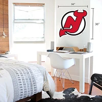 New Jersey Devils - 36'' x 36'' Team Repositional Vinyl Wall Decal