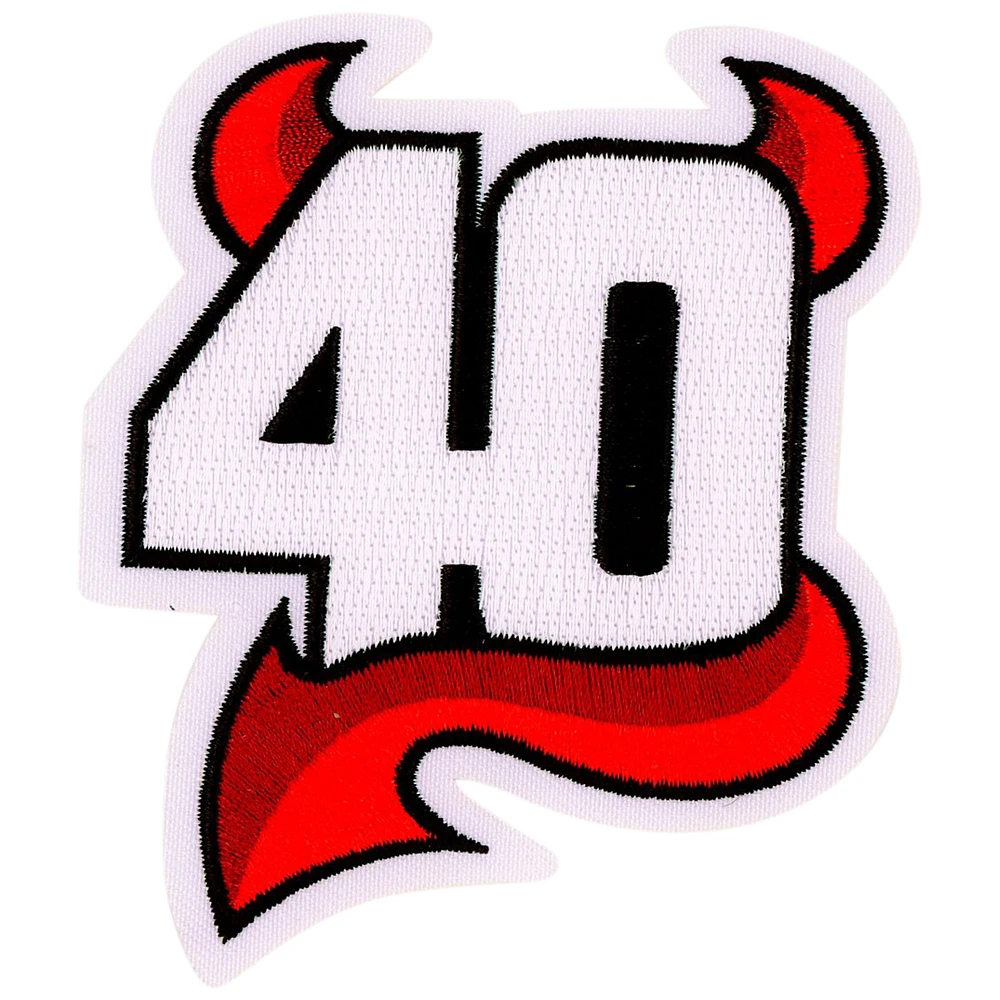 Écusson de maillot de l'emblème national de la saison du 40e anniversaire des Devils du New Jersey