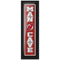 New Jersey Devils - 6'' x 22'' Man Cave Framed Sign