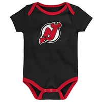 Newborn & Infant New Jersey Devils #1 Draft Pick 2 Pack Bodysuit Blanket Set