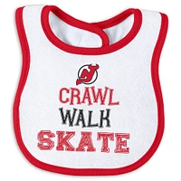 Newborn & Infant WEAR by Erin Andrews New Jersey Devils Sleep and Play Sleeper Set with Bib