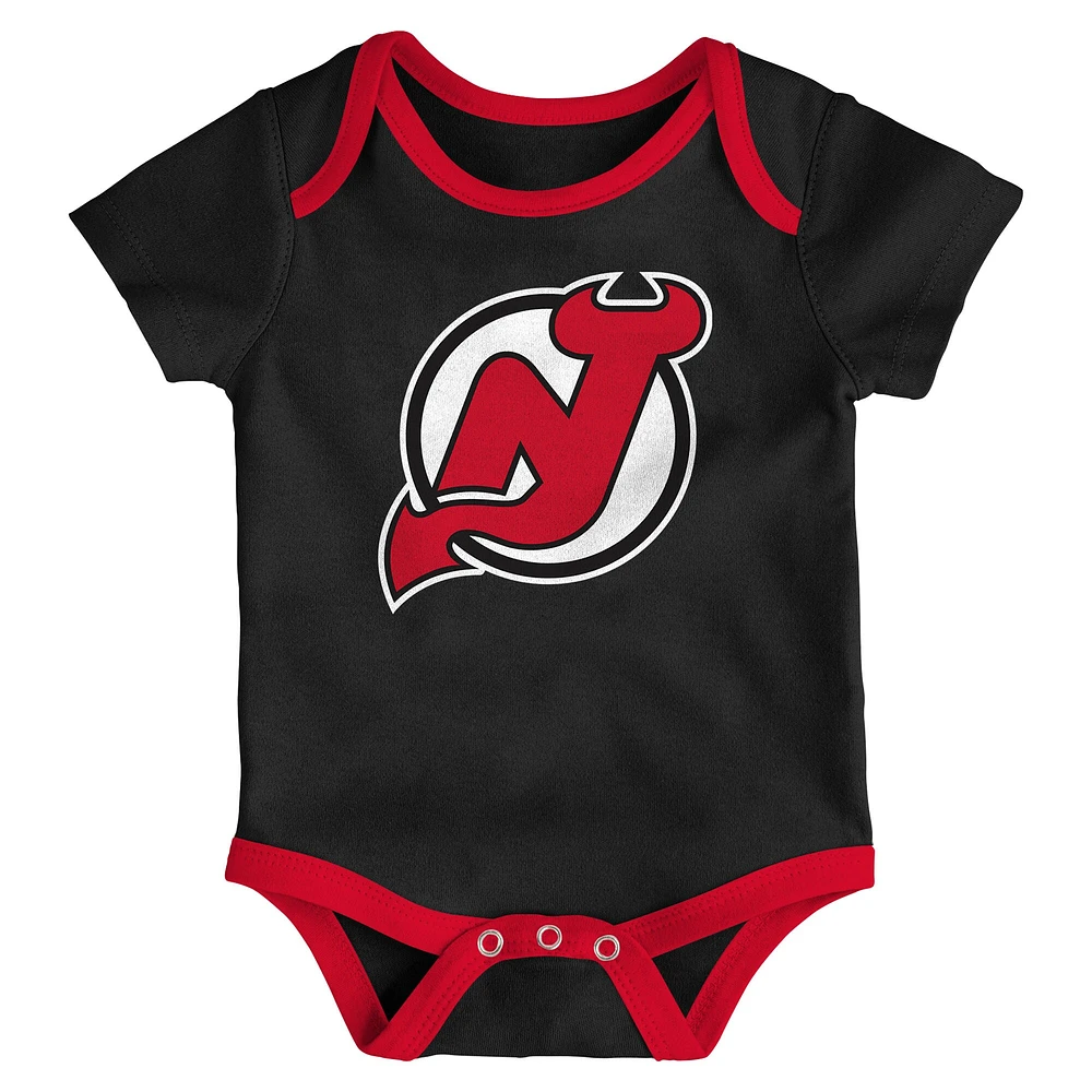 Ensemble de trois bodies pour nouveau-né New Jersey Devils Loyal Buddies