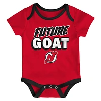 Ensemble de trois bodies pour nouveau-né New Jersey Devils Loyal Buddies