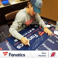 Nico Hischier New Jersey Devils Autographed 16" x 20" Halifax Mooseheads Photograph