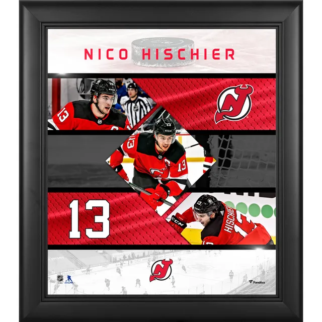 Nico Hischier New Jersey Devils HERITAGE Fanatics stitched white