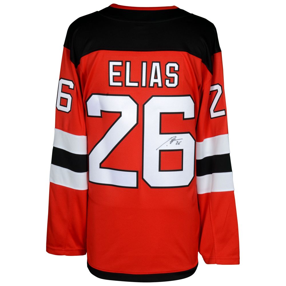 Patrik Elias New Jersey Devils Autographed Red Fanatics Breakaway Jersey