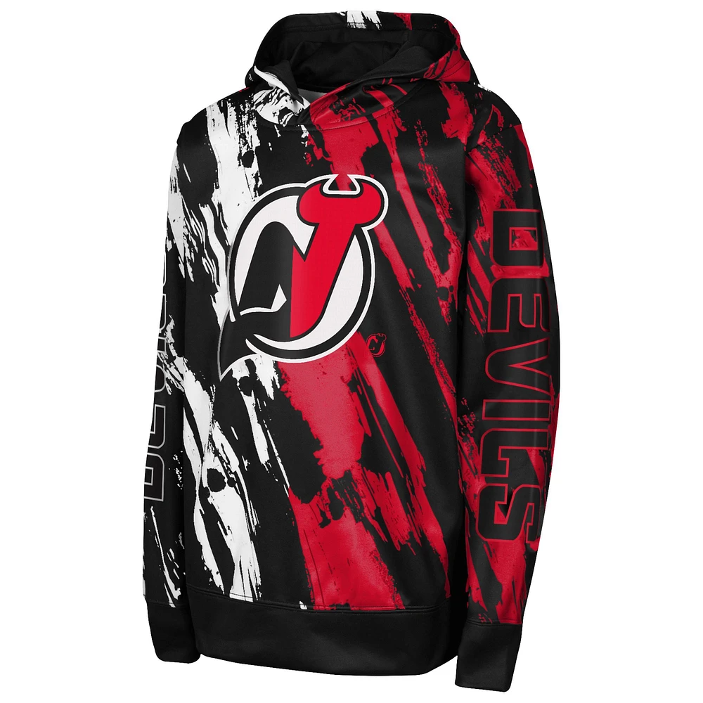 Preschool Red New Jersey Devils Master Snipe Pullover Hoodie