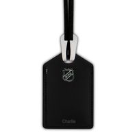 New Jersey Devils Personalized Leather Luggage Tag