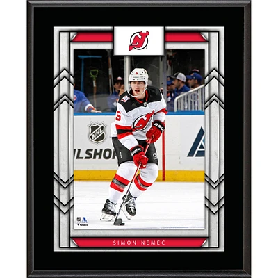 Simon Nemec New Jersey Devils 10.5" x 13" Sublimated Player Plaque