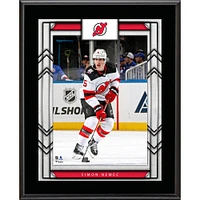 Simon Nemec New Jersey Devils 10.5" x 13" Sublimated Player Plaque