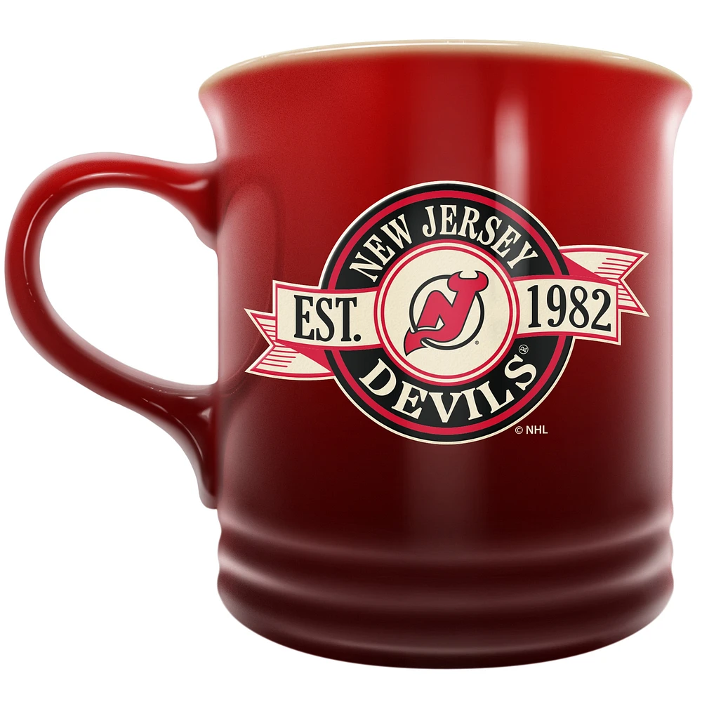 Les Devils du New Jersey de Sports Vault 14 oz. Tasse en grès