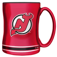 The Sports Vault Devils du New Jersey - Tasse en relief sculpté