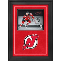 Tyler Toffoli New Jersey Devils Autographed Deluxe Framed 8" x 10" Red Jersey Skating Photograph 