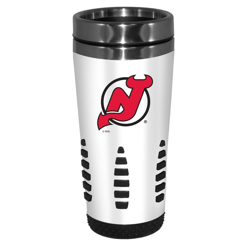 White New Jersey Devils 16oz. Huntsville Travel Mug