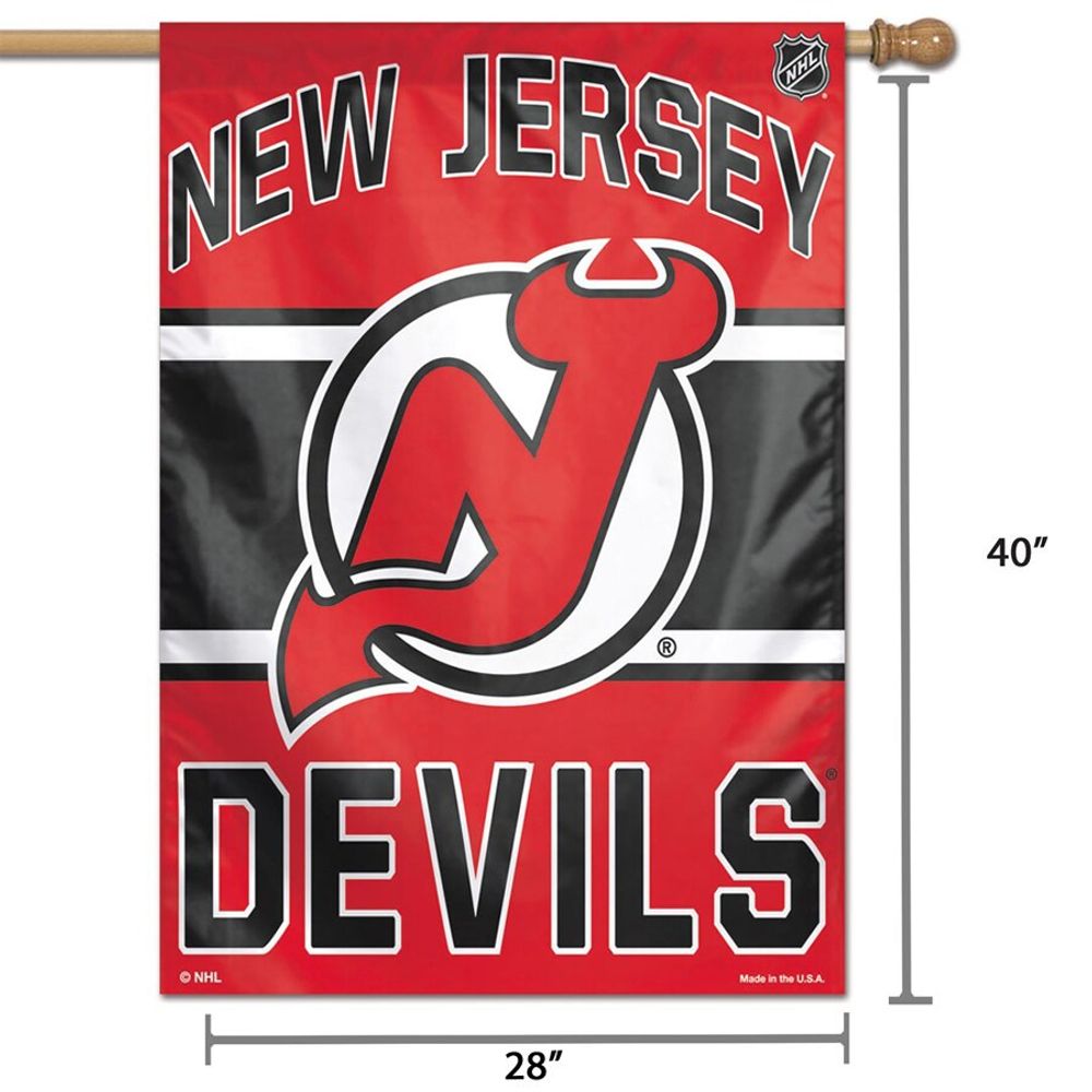 WinCraft New Jersey Devils 28" x 40" Wordmark Single-Sided Vertical Banner