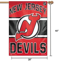 WinCraft New Jersey Devils 28" x 40" Wordmark Single-Sided Vertical Banner