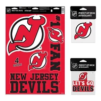 Pack de décalcomanies WinCraft New Jersey Devils