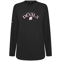 Sweat-shirt à col roulé arqué Beaudry pour la fête des mères Devils du New Jersey femme de Levelwear, noir