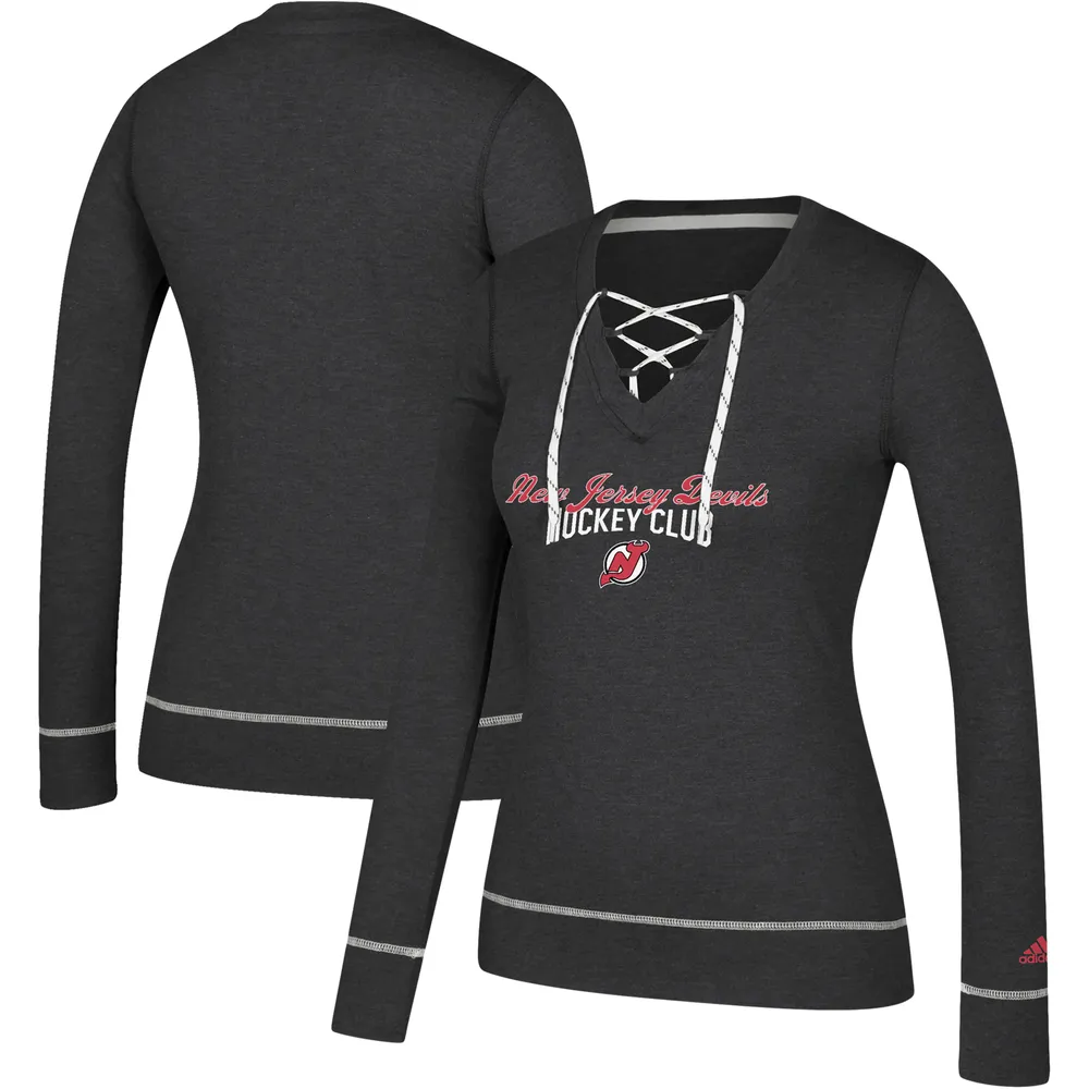 New Jersey Devils Old Time Hockey Women's Sursee Long Sleeve T