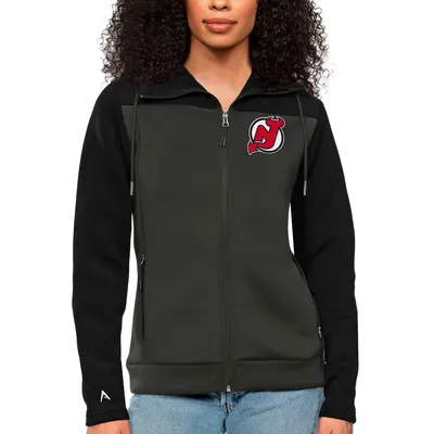 New Jersey Devils Antigua Women's Protect Full-Zip Hoodie