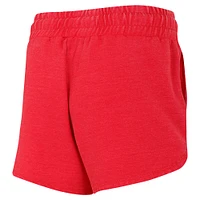 Women's Concepts Sport Red New Jersey Devils Volley Fleece Shorts