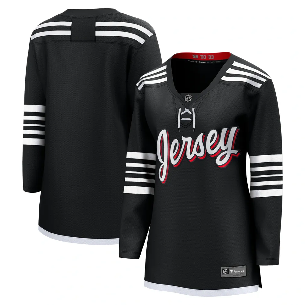 Men's Fanatics Branded Black New Jersey Devils Alternate Premier Breakaway Team Jersey