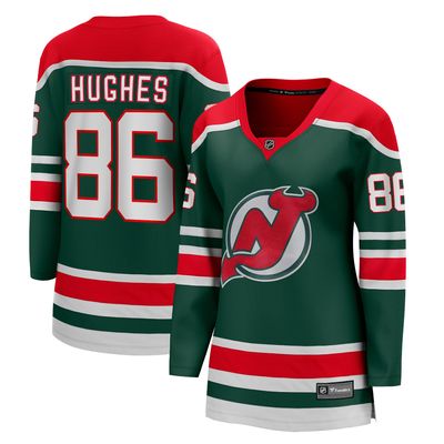 devils red green jersey