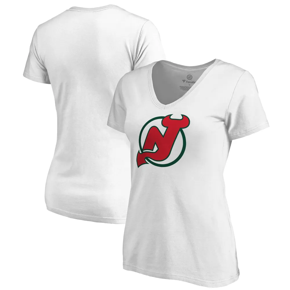 Lids New Jersey Devils Fanatics Branded Women's Alternate Logo V-Neck  T-Shirt - Black