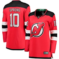 Women's Fanatics Daniel Sprong Red New Jersey Devils Home Breakaway Player