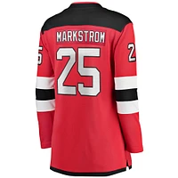 Fanatics pour femmes Jacob Markstrom Rouge New Jersey Devils Home Premier Breakaway Player Maillot